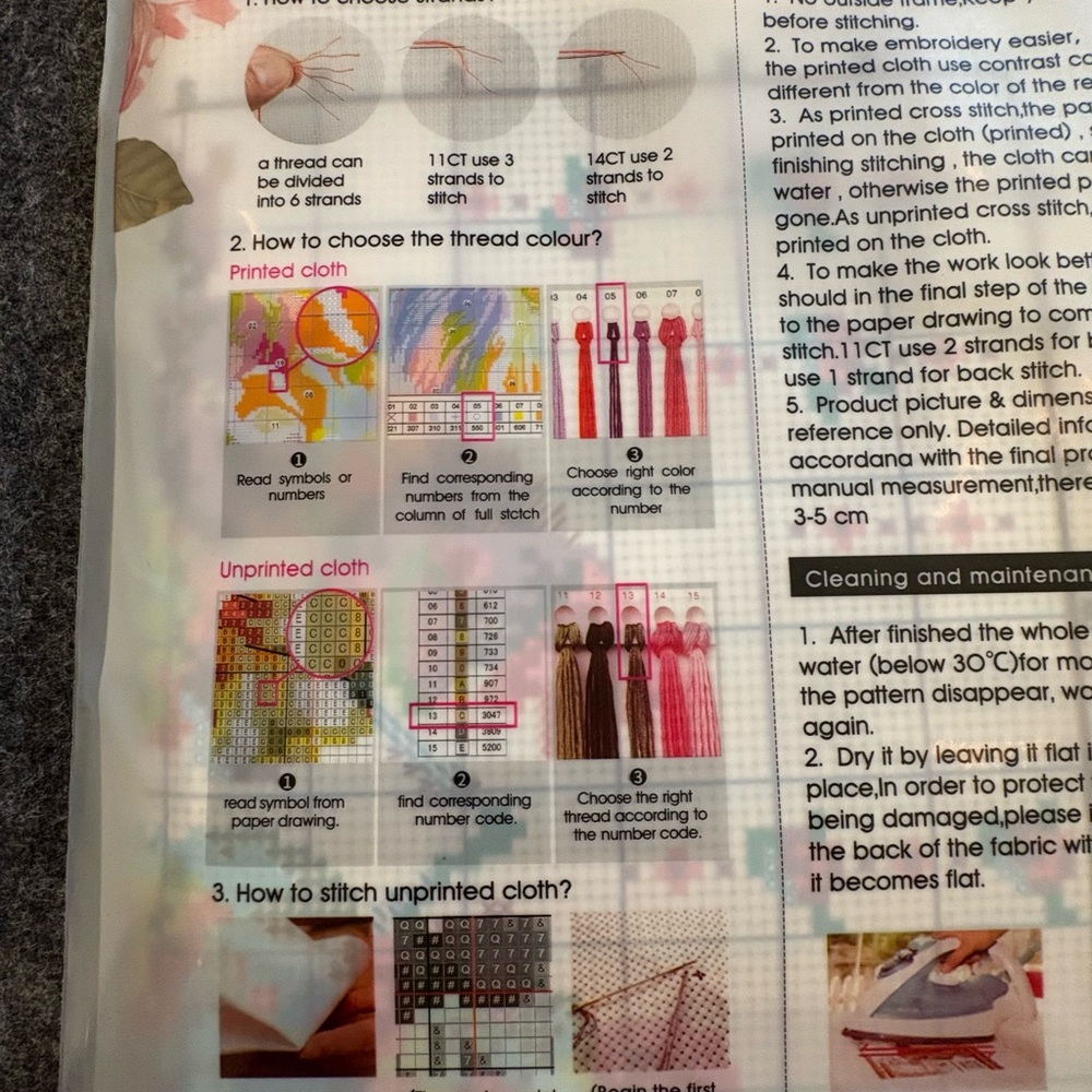 Joy Sunday Chicken knitting a sweater Complete Cross Stitch Kit #C622 New - Picture 4 of 6